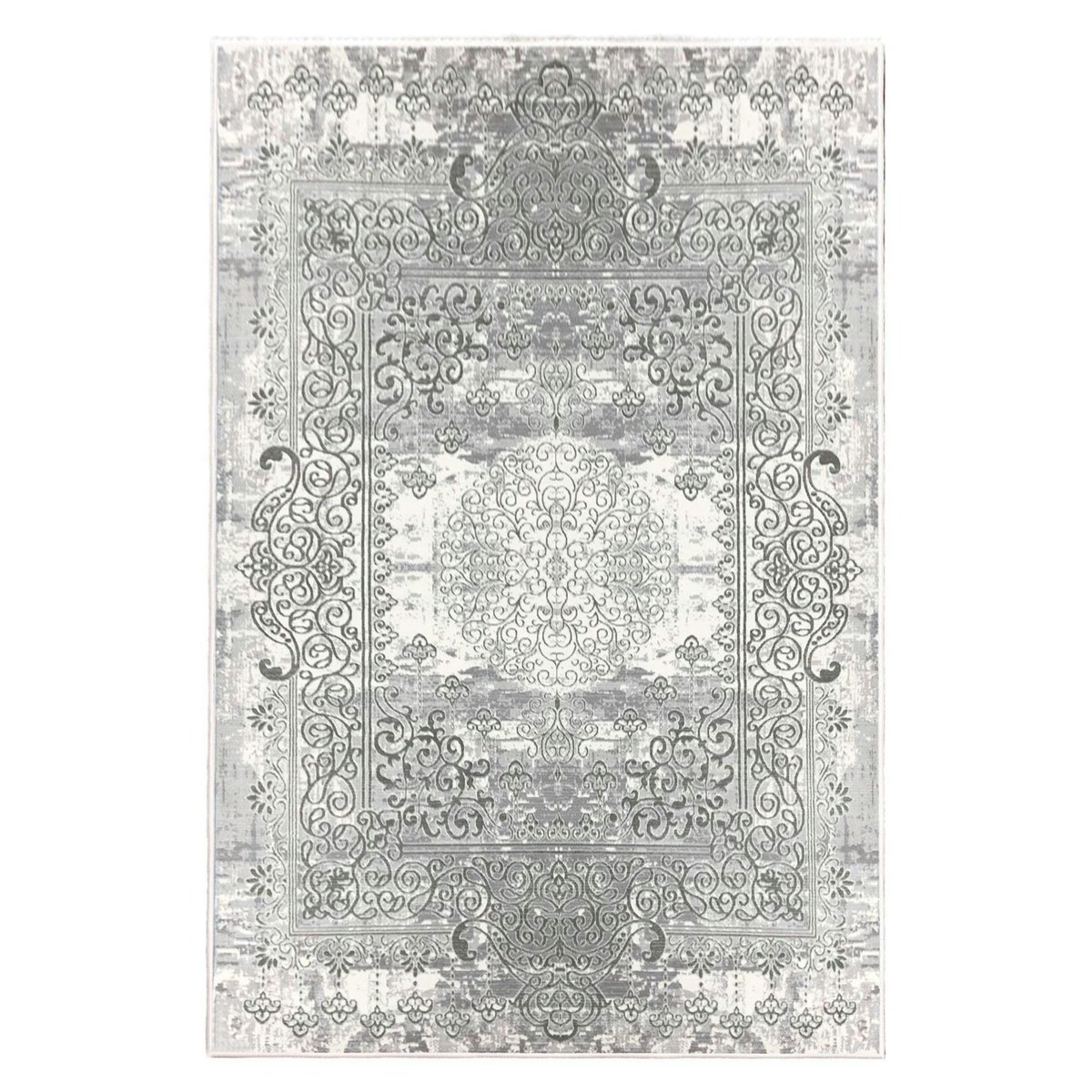 Tapis de salon décor oriental ISTANBUL gris, PIER IMPORT
