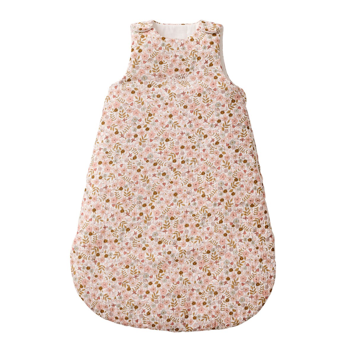 Gigoteuse manches amovibles personnalisable FLORA blanc imprimé, VERTBAUDET