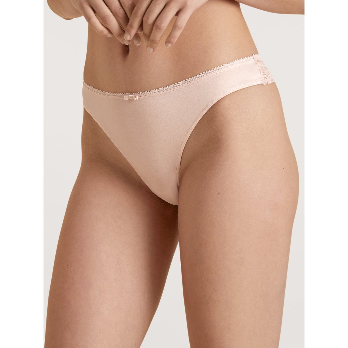 String, low cut Viscose SENSUAL SECRETS dentelle parfait rose, CALIDA