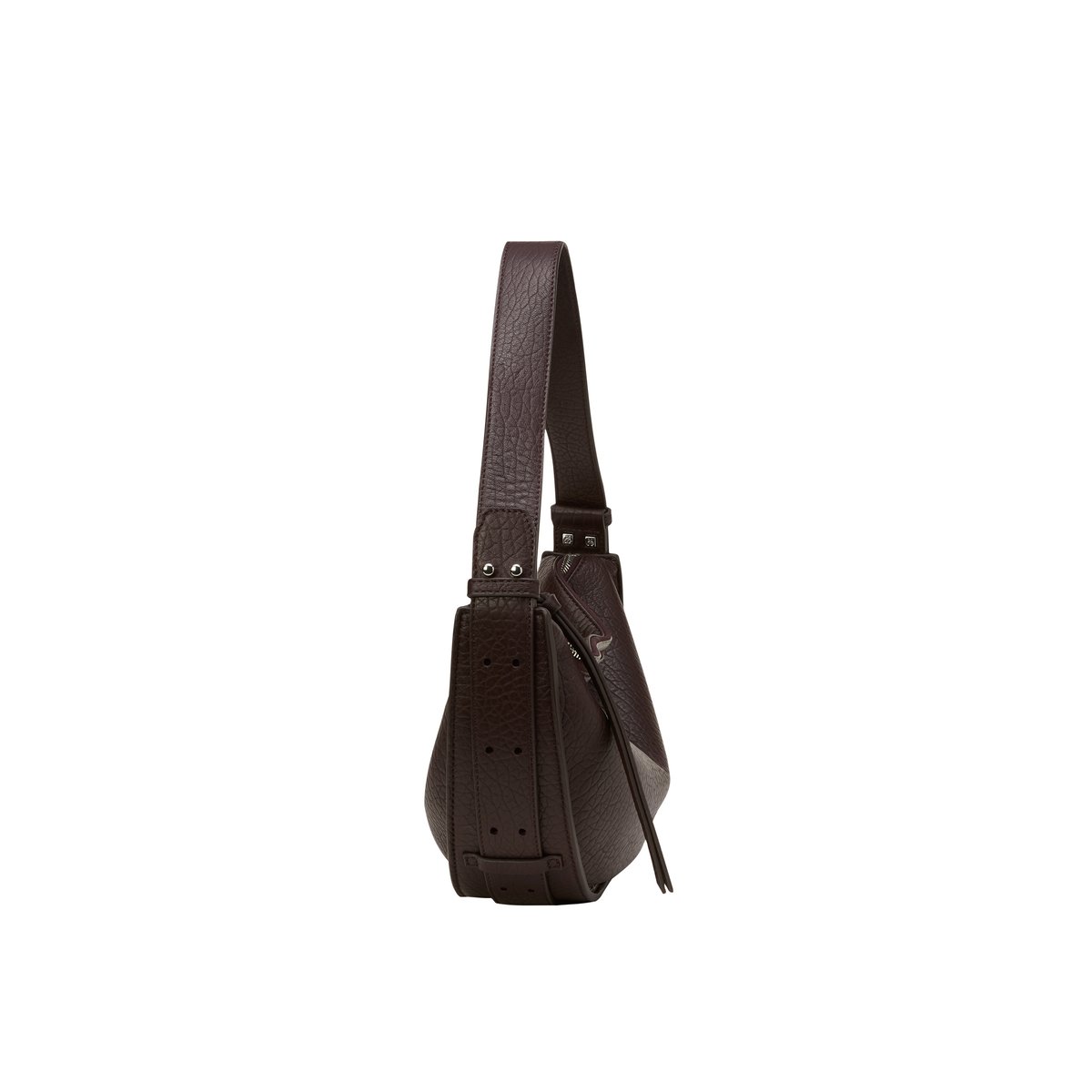 Sac à bandoulière medium en slouchy shape avec fond fixe rouge fonce, MARC O'POLO