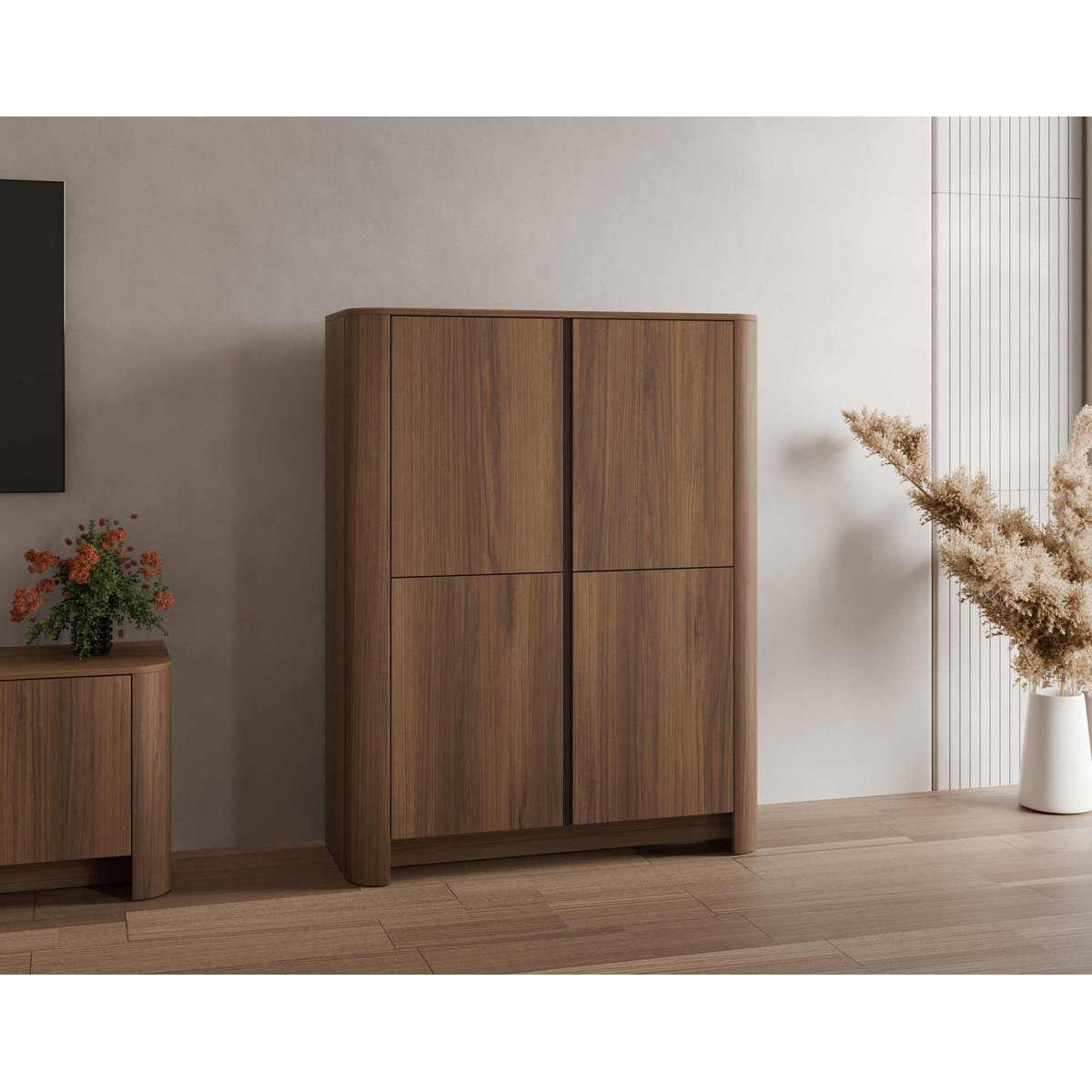 Buffet - YOURI effet noyer, BEST MOBILIER