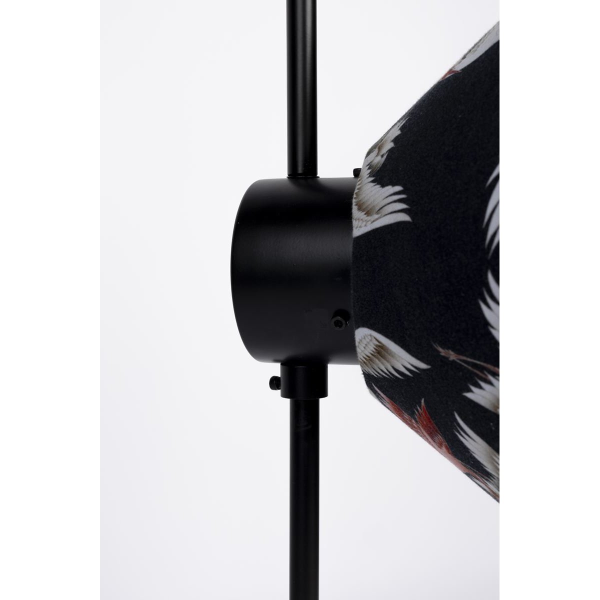 Lampadaire design en métal bohème, JAYLEE noir, BOITE A DESIGN