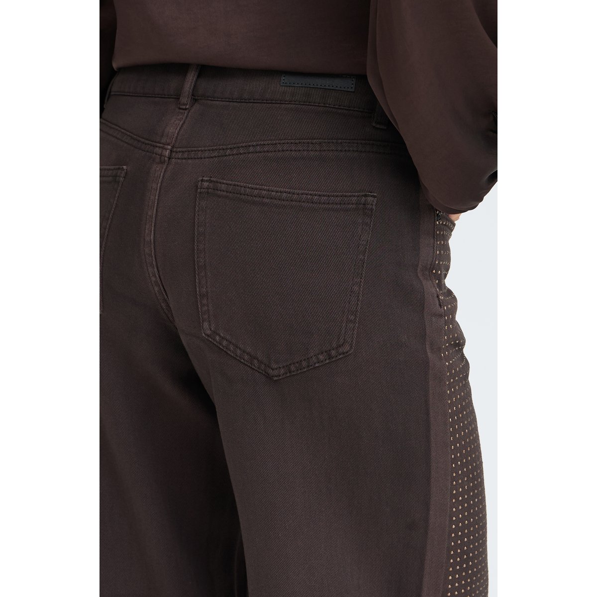 Jeans marron java, B.YOUNG