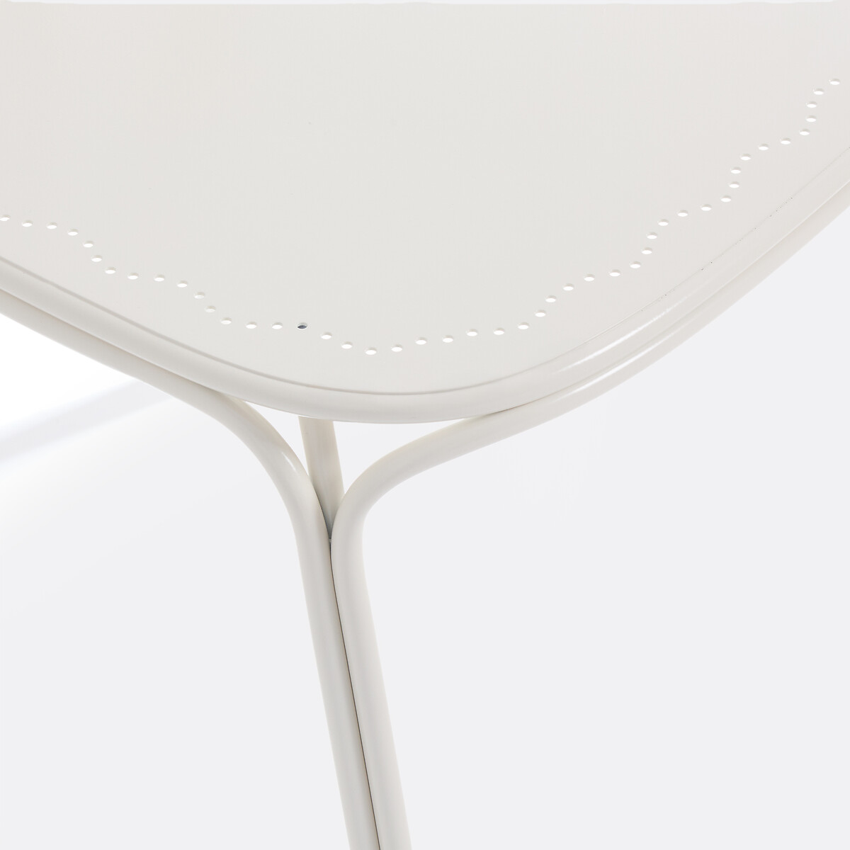 Set van 2 tuinstoelen, staal metaal, met kussen, LACOMO keikleur, LA REDOUTE INTERIEURS