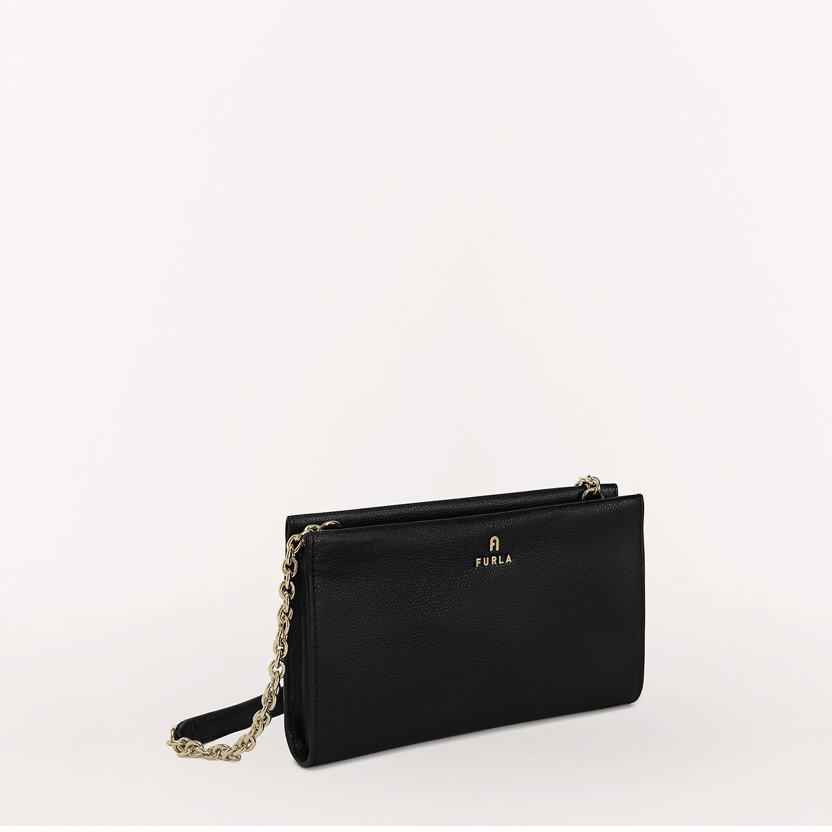 Camelia Mini Crossbody Bag in Leather black, FURLA