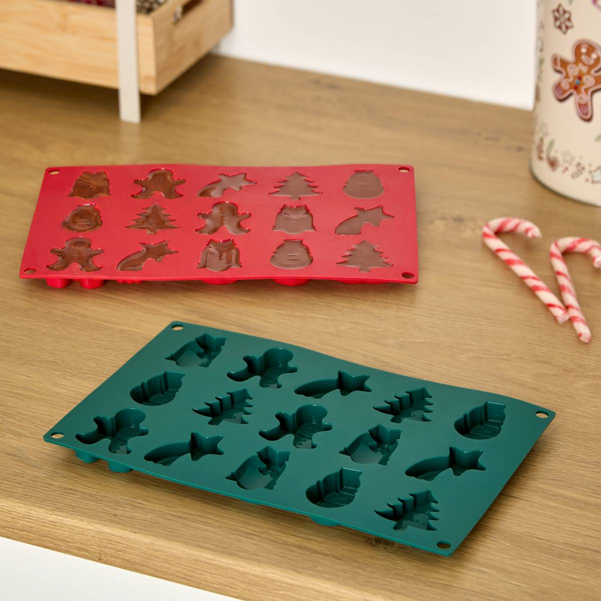 Moule 15 chocolats de Noël modèle b, 5FIVE SIMPLY SMART