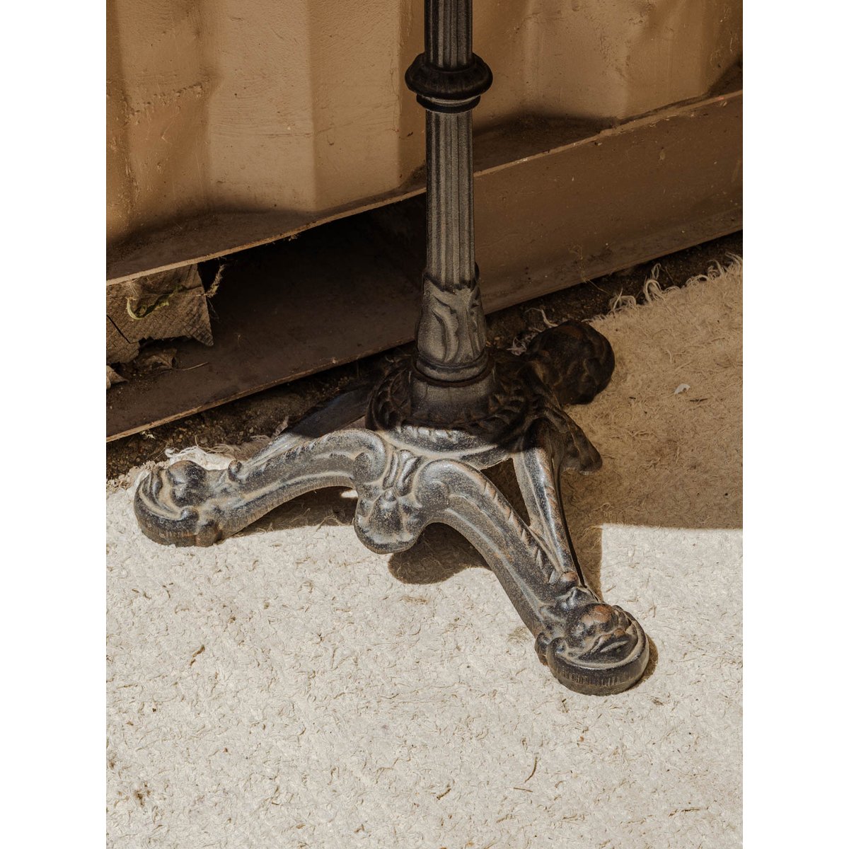 Console bistrot en bois Francine N°1076 - Bon état bois foncé, DEBONGOUT