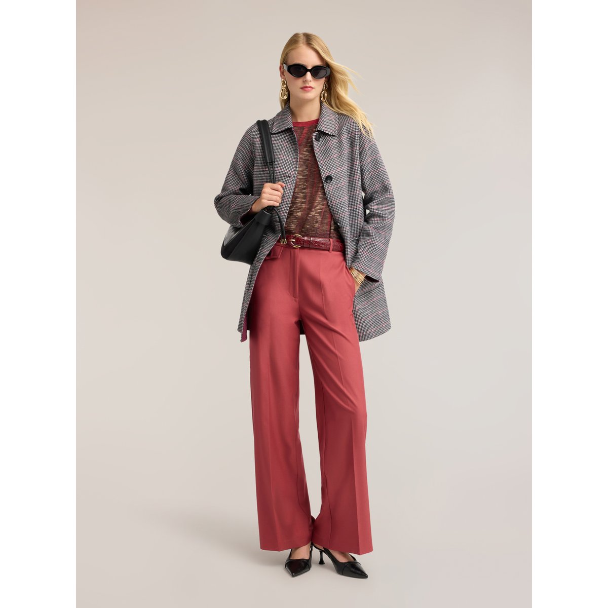 Manteau réversible double gris, MOTIVI