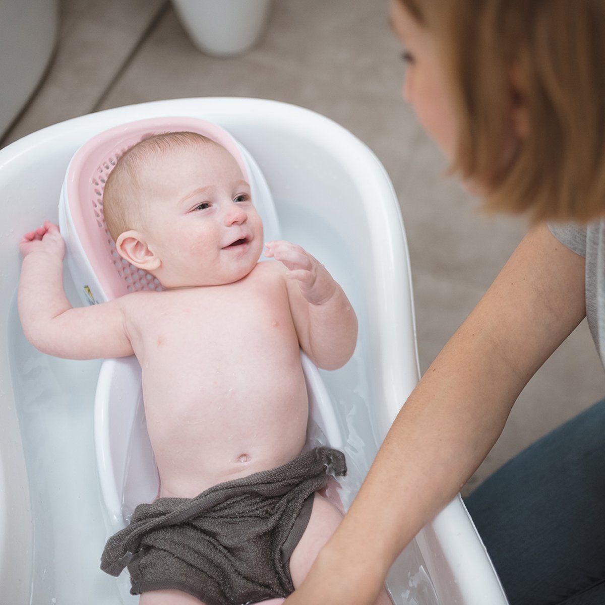 Transat de bain FIT rose rose, ANGELCARE