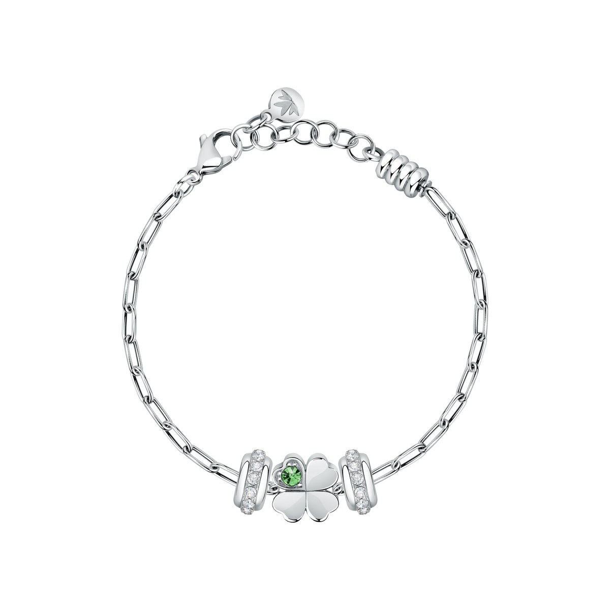 Bracelet DROPS argent, vert, MORELLATO