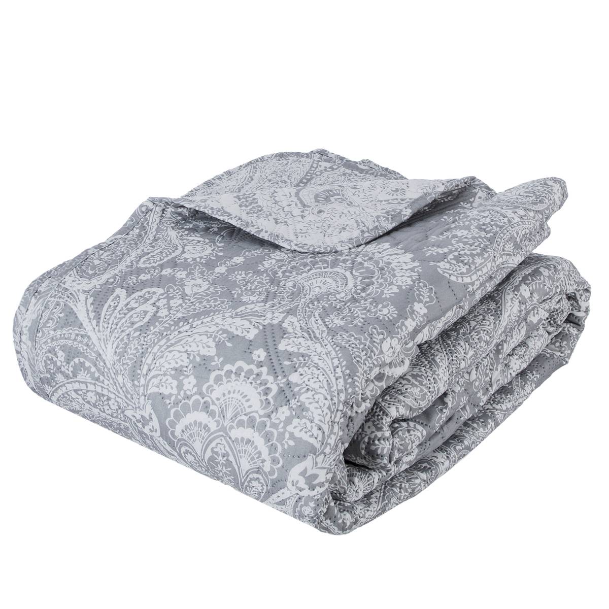Dessus de lit avec taies MARIE gris, ATMOSPHERA