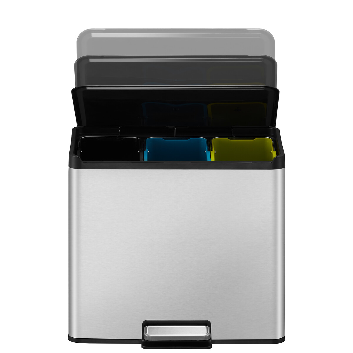 Balde de Pedal Essential 9+9+9L, EKO inox mate, EKO