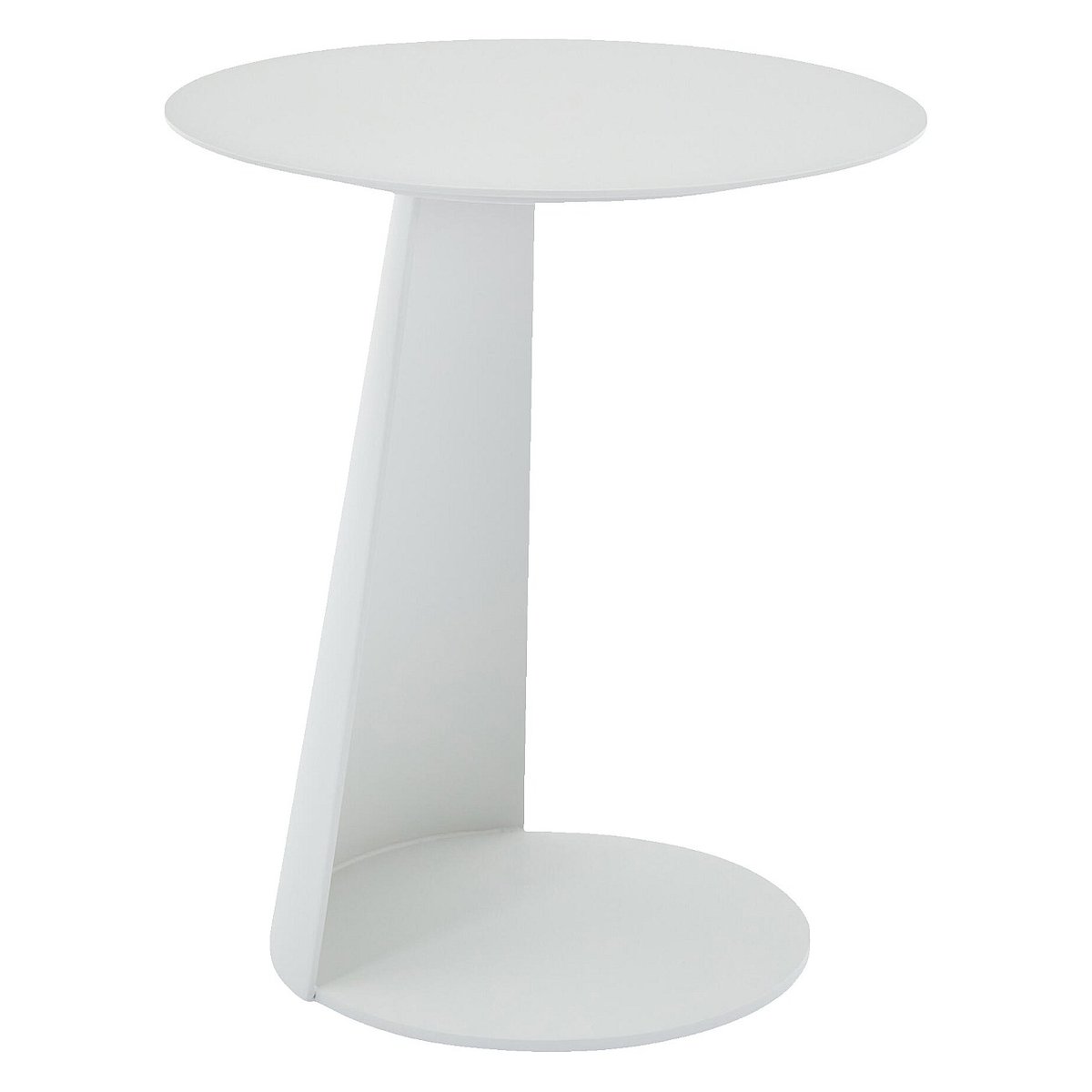 Table basse de jardin métal ITAPERA blanc, HABITAT