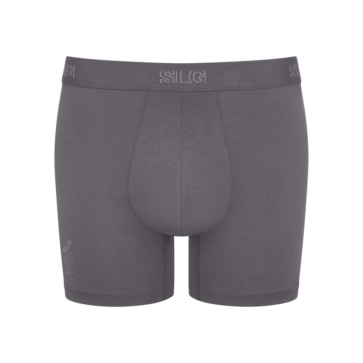 Confezione da 2 boxer lunghi SLG BASE grigio scuro, SLOGGI