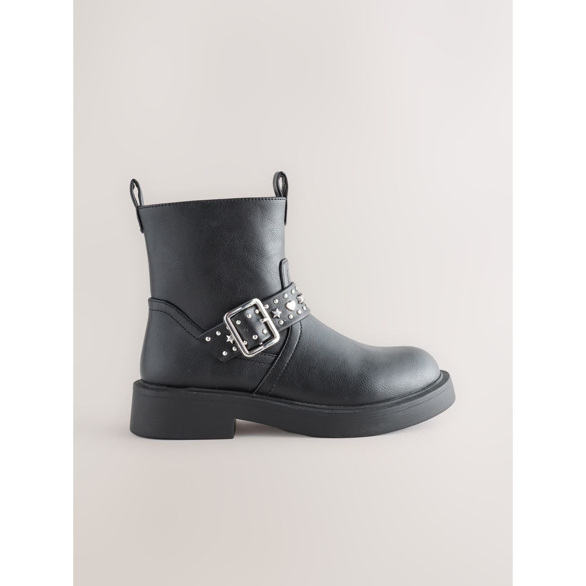 Bottes de motard cloutées noir, NEXT