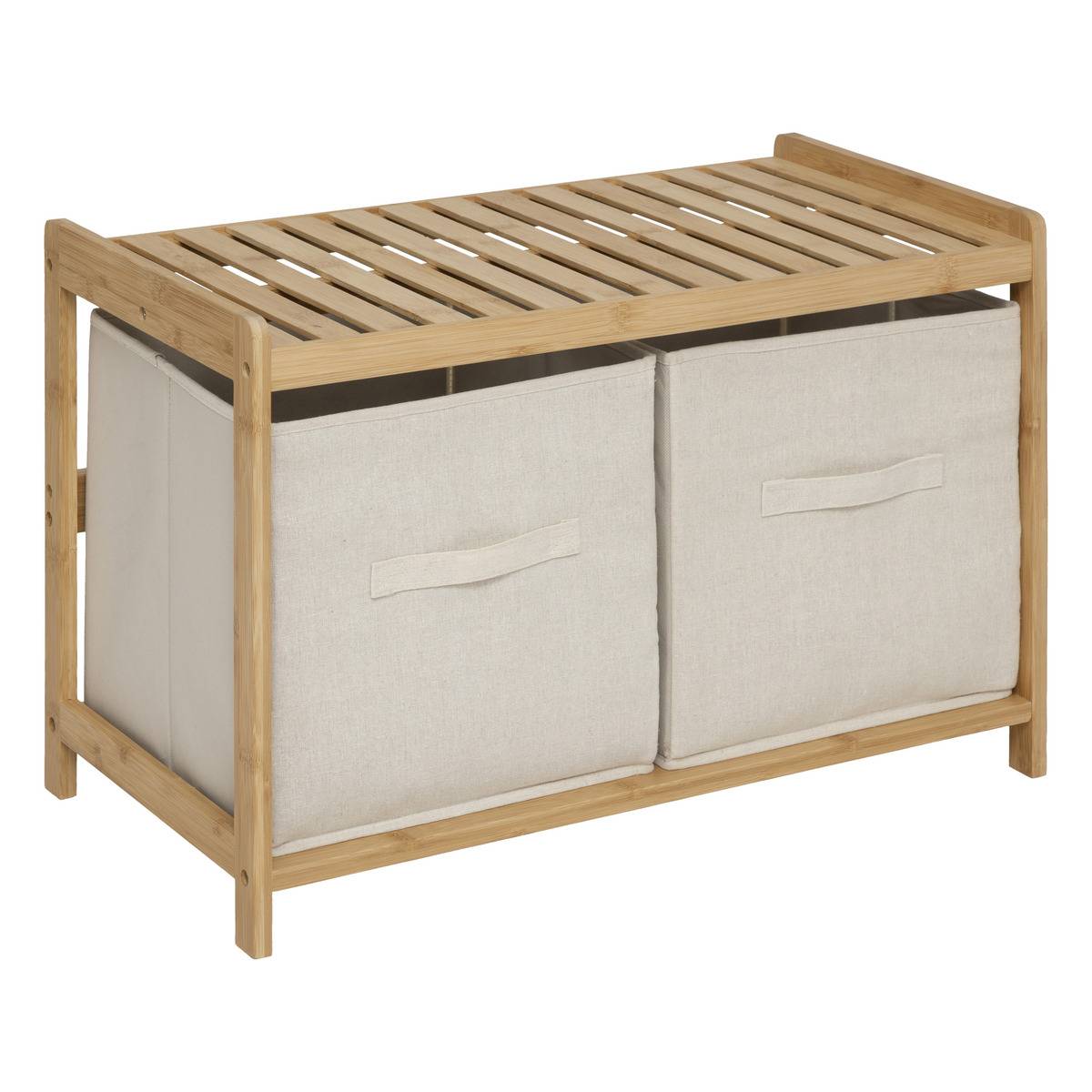 Banc de rangement TIDY BOX marron, 5FIVE SIMPLY SMART