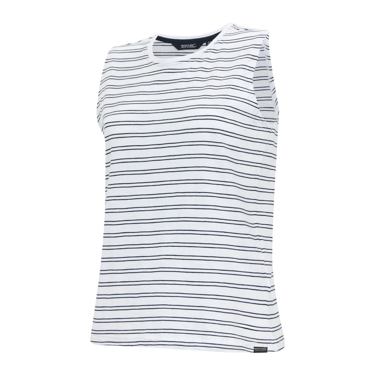 Débardeur FARIENE blanc / bleu marine, REGATTA