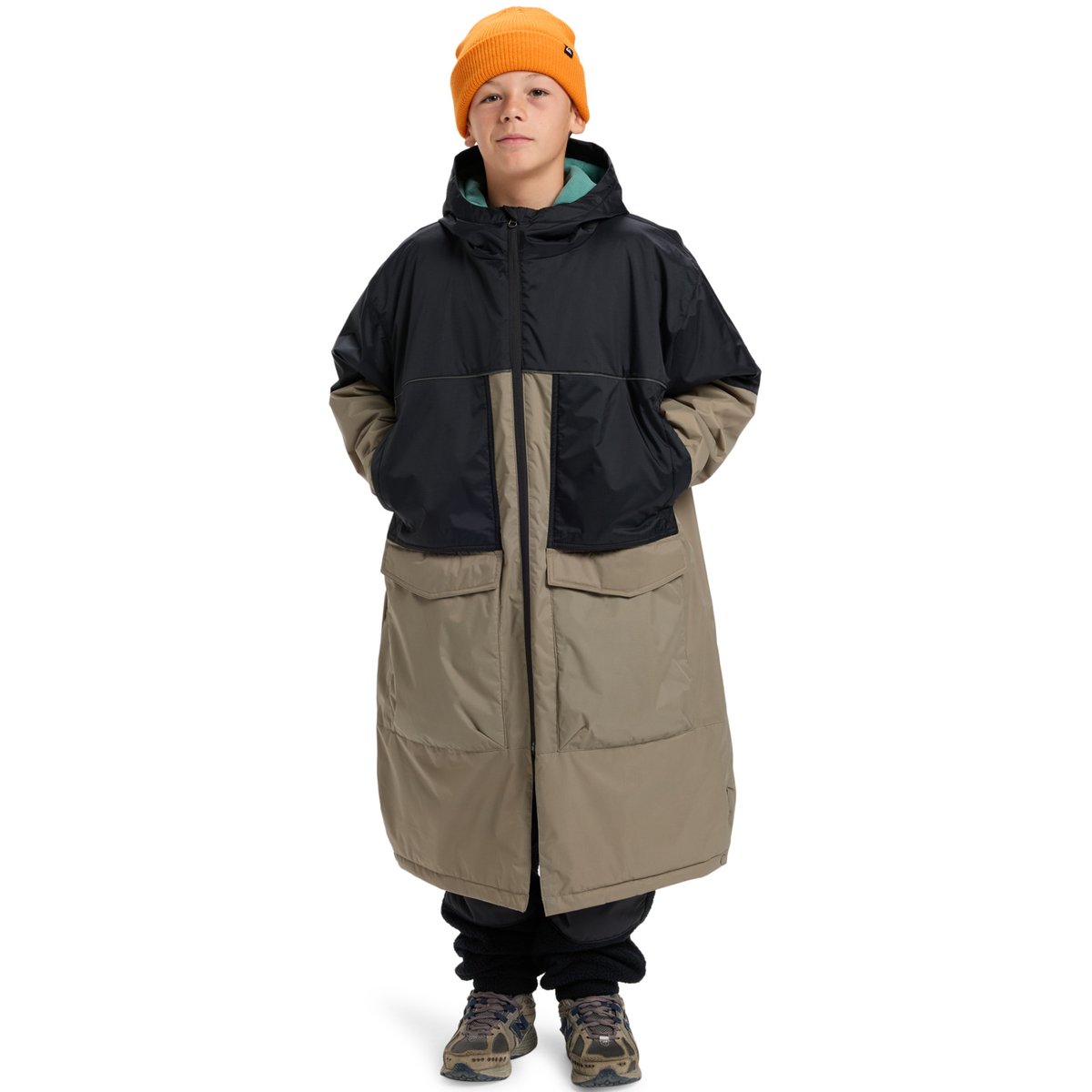 Poncho de surf à capuche FULL RIG PONCHO beige fallen rock, QUIKSILVER