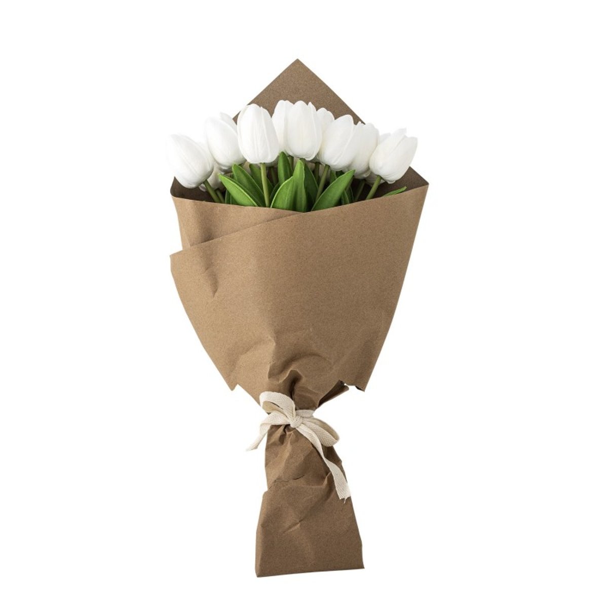 Bouquet de tulipes artificielles TULIP blanc, BLOOMINGVILLE