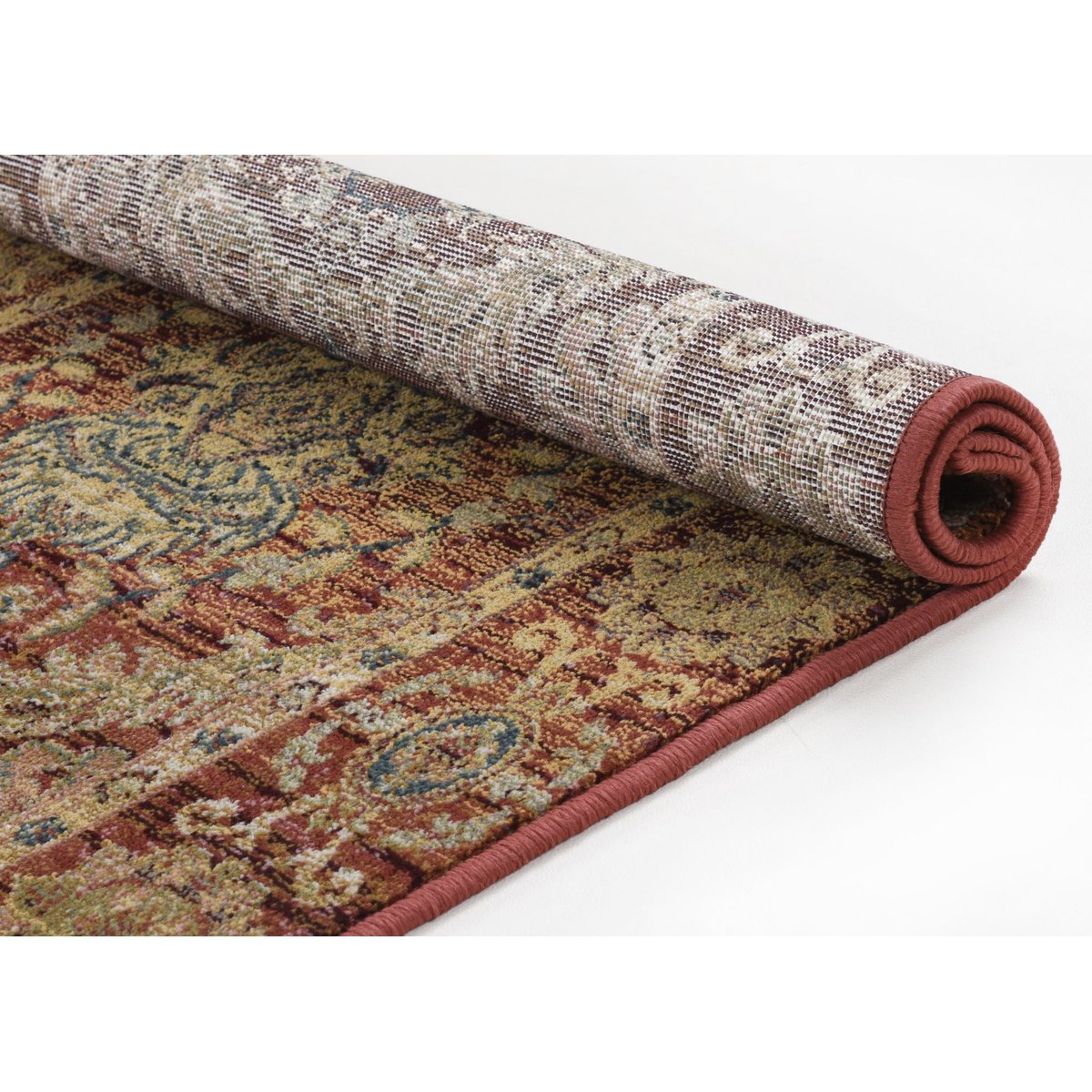 Tapis de salon - GABIRO rouille, THEKO