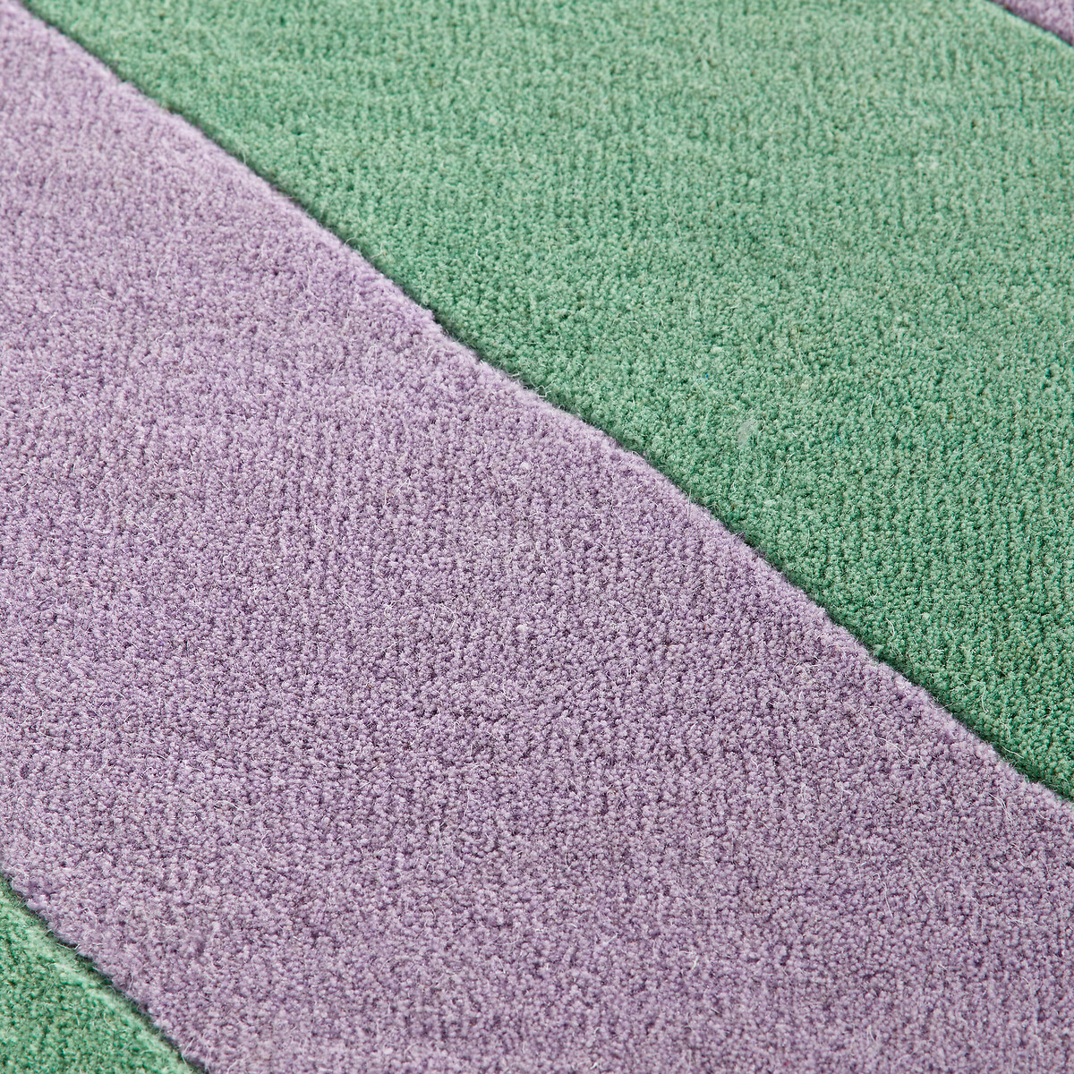 Tapis laine Izalio lilas/vert, LA REDOUTE INTERIEURS