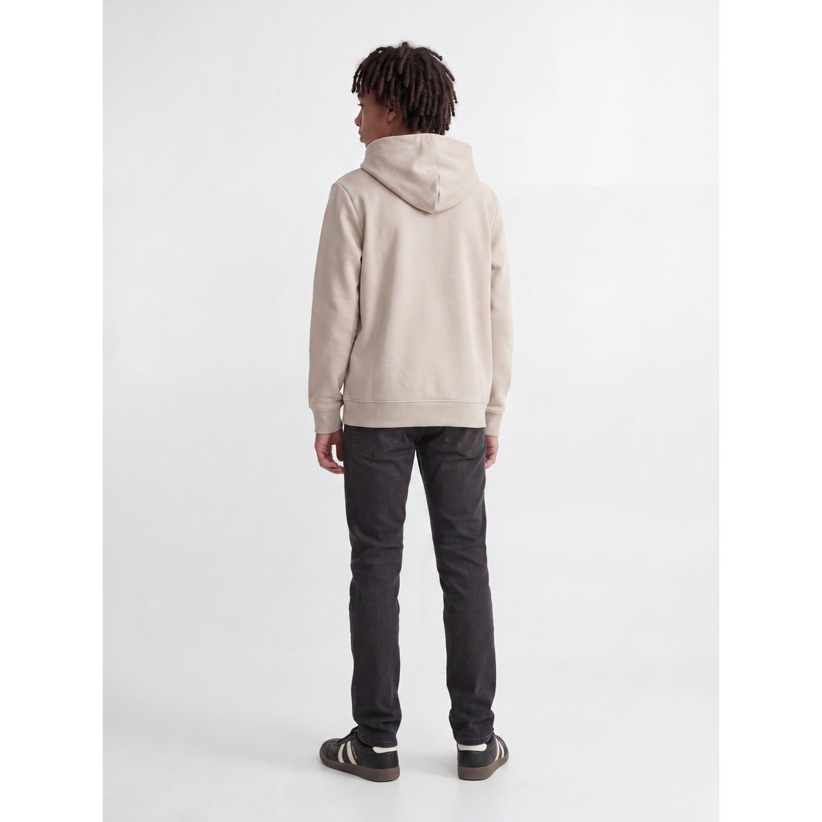 Coupe Regular black denim, JACK & JONES JUNIOR