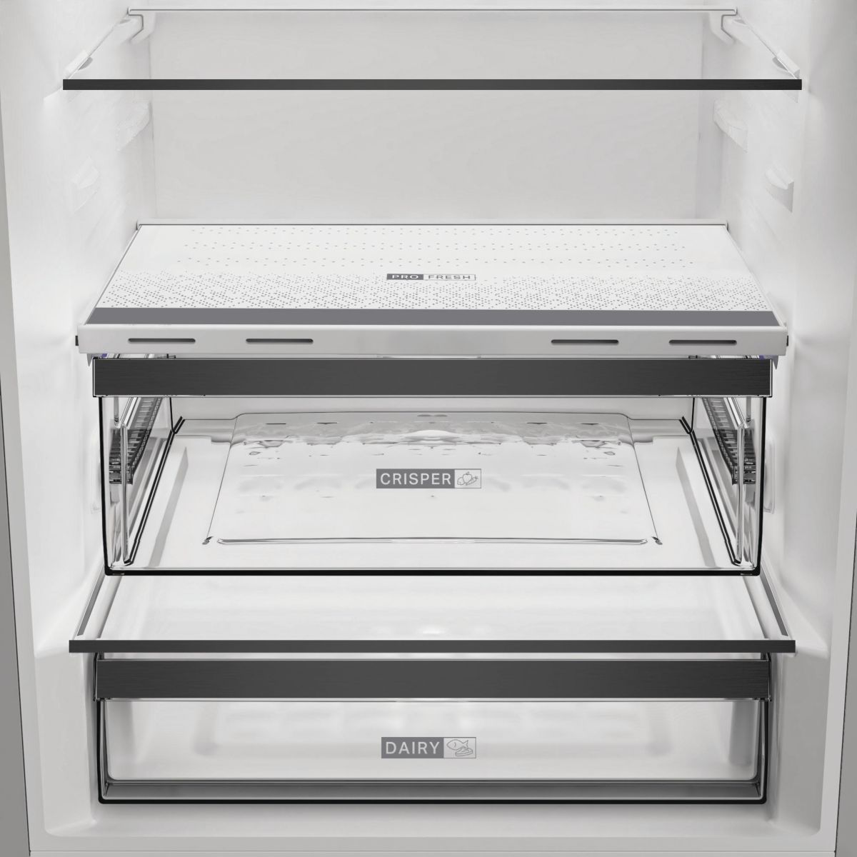 Réfrigérateur combiné WHK26494X6E couleur unique, WHIRLPOOL
