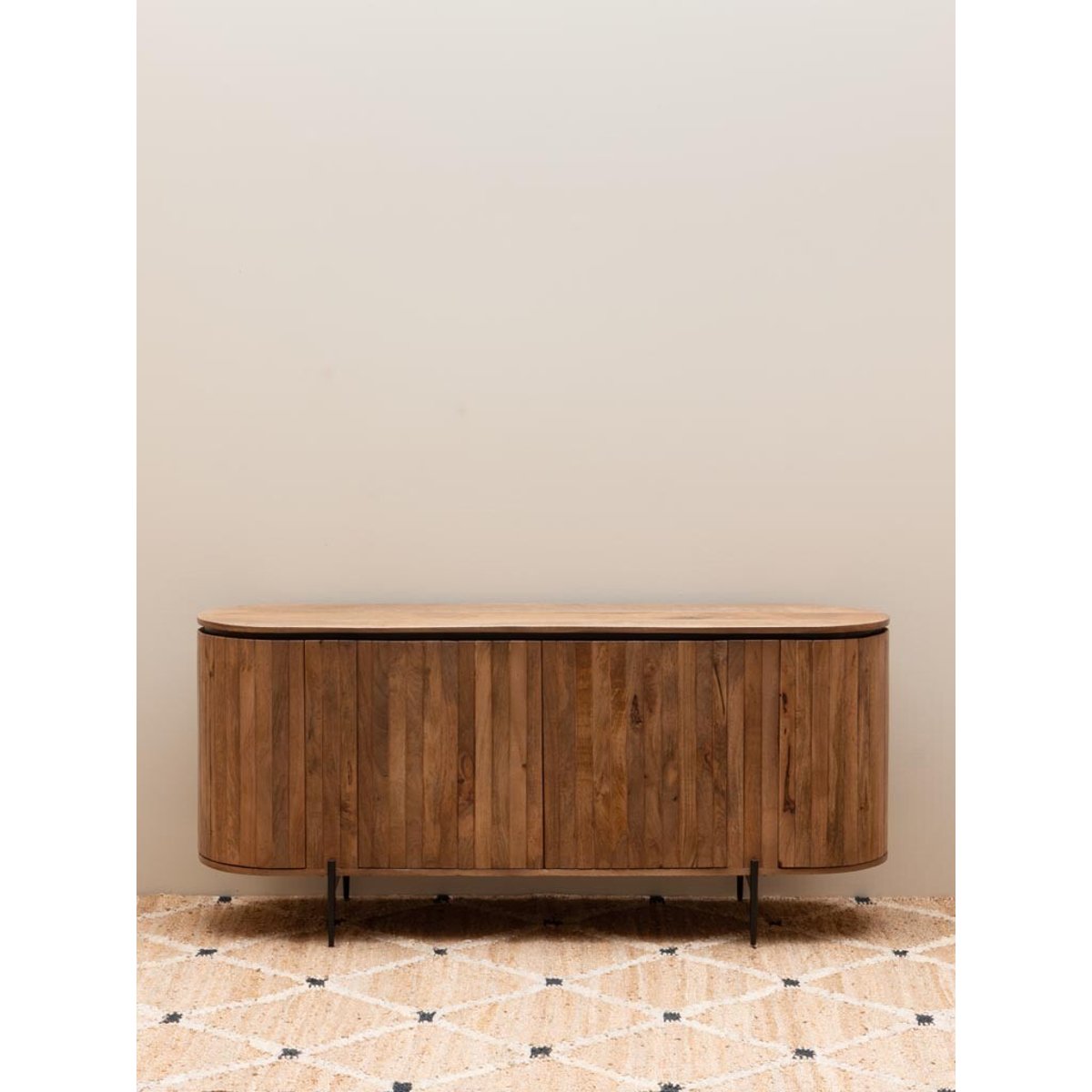 Buffet en bois foncé PORTES bois fonce, CHEHOMA