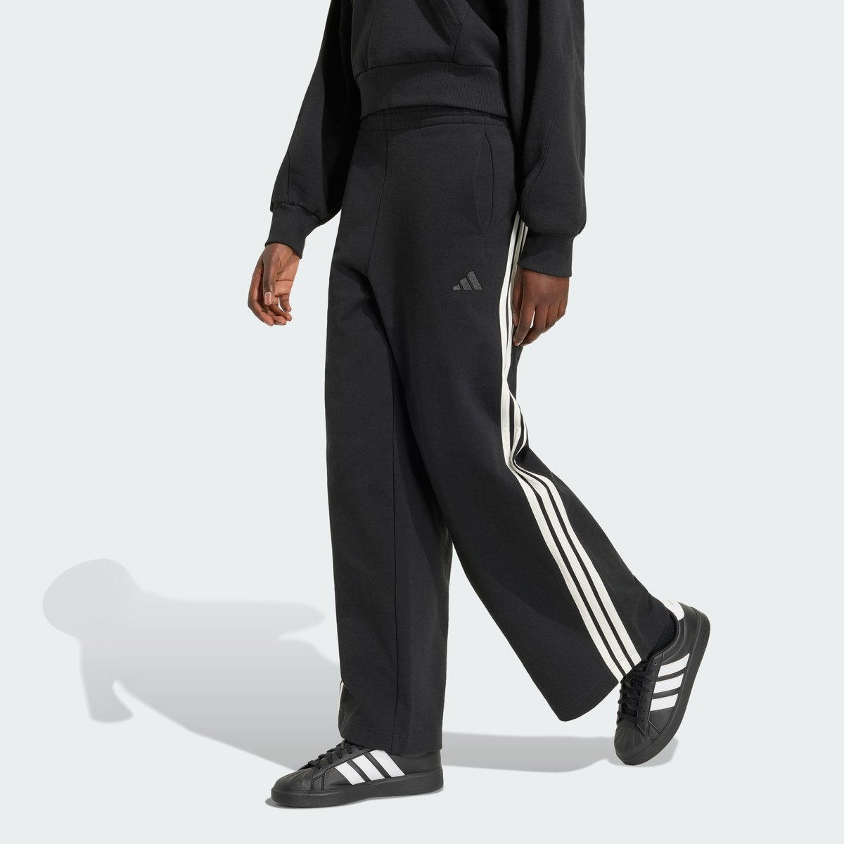 Pantalon Ample 3 Bandes Adidas Kit Pantalon Ample 3 Bandes Adidas Kit black / off white, ADIDAS SPORTSWEAR