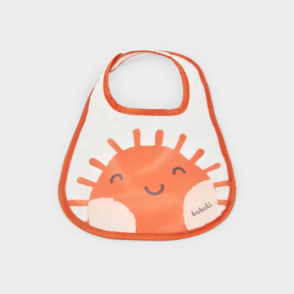 Pack de 2 bavoirs bébé coton blanc, BOBOLI