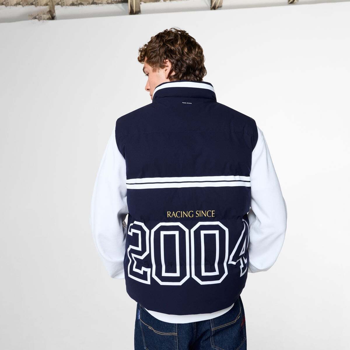 Red Bull Racing Gilet Matelassé À Col Montant marine, PEPE JEANS