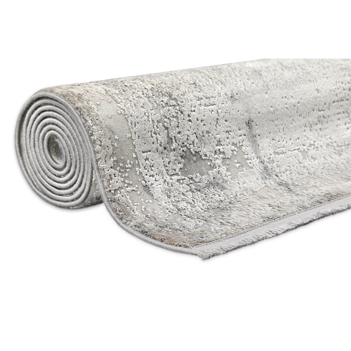 Tapis tissé fin effet Vintage , #UPPERGROUND OASIS gris/sable/beige, WECON HOME