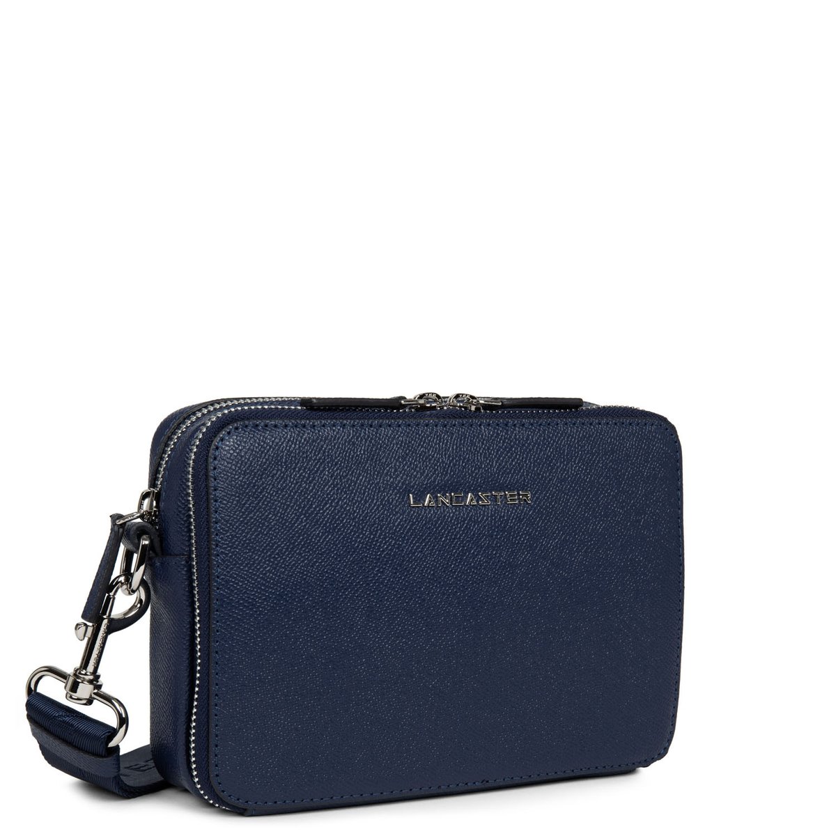 Petite sacoche DELPHINO LUCAS bleu foncé, LANCASTER