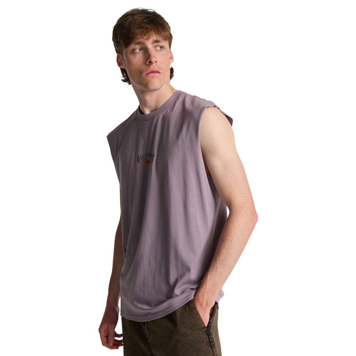 T-shirt sans manches BURN OUT violet purple ash, BILLABONG