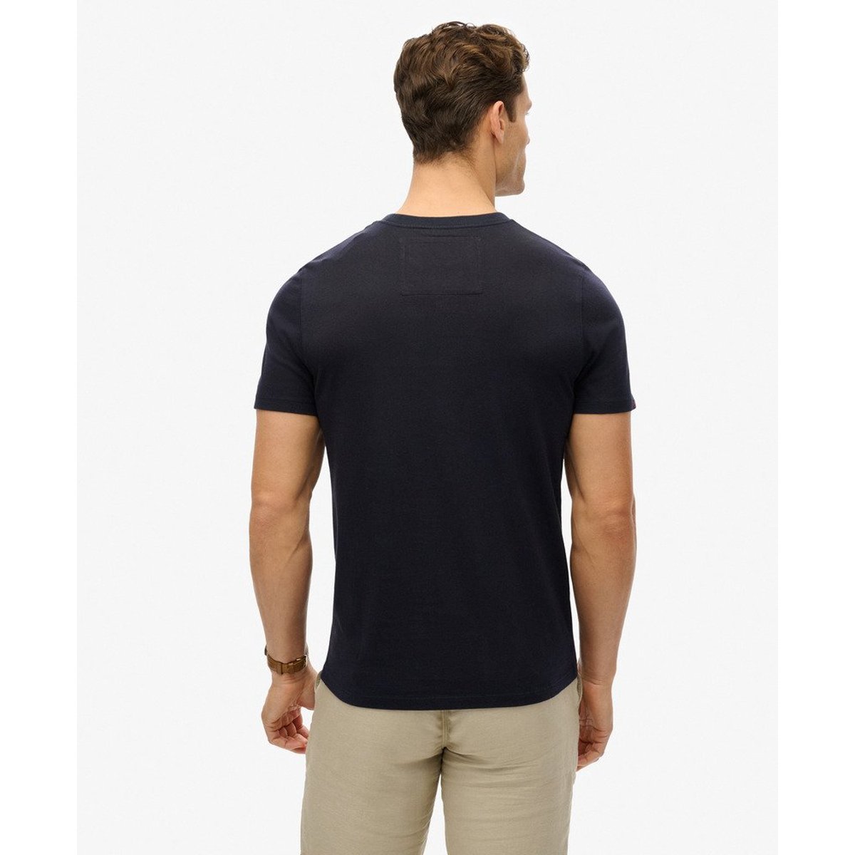 T-shirt Vintage Athletic bleu marine éclipse, SUPERDRY