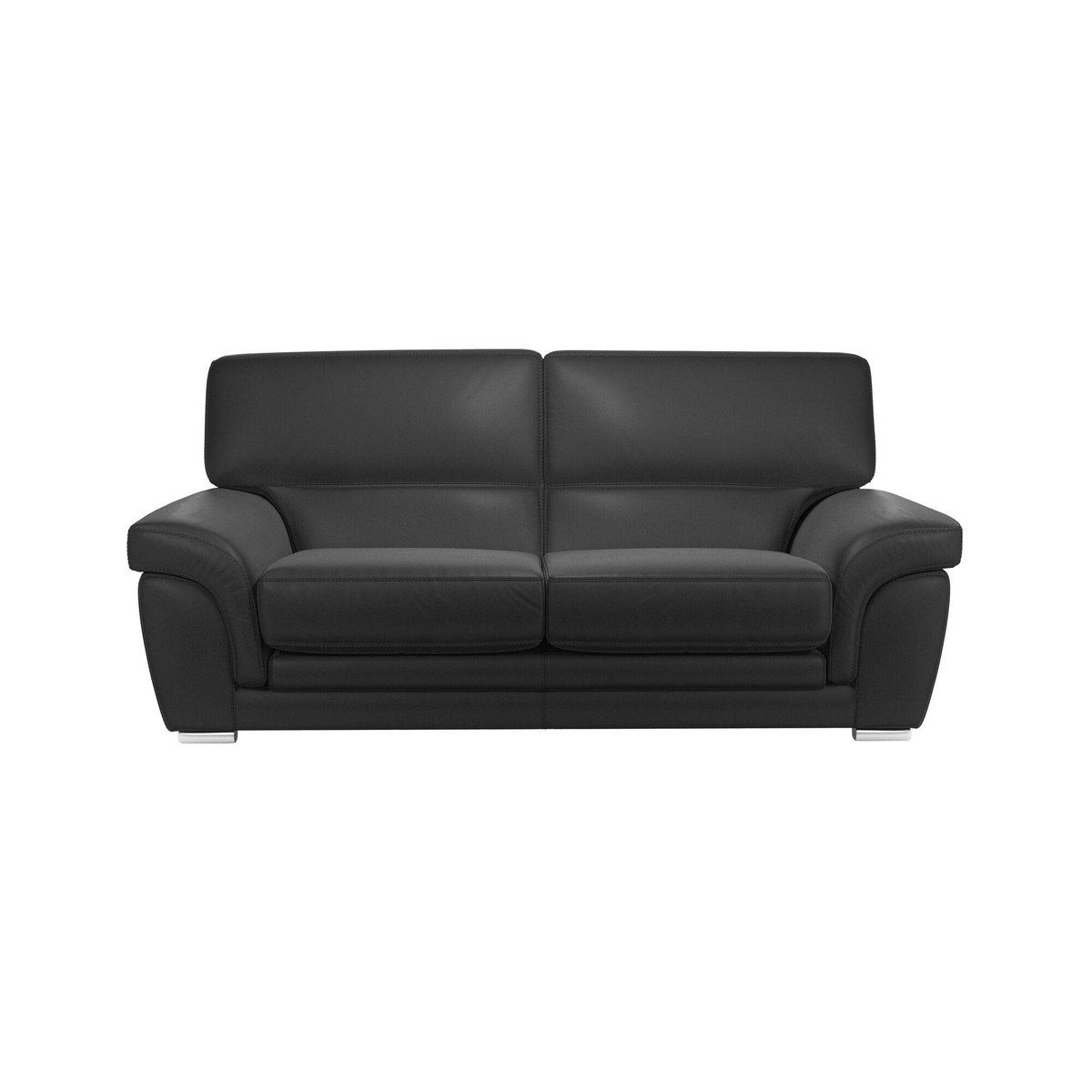 Canapé cuir - VITTORIA anthracite, CAMIF