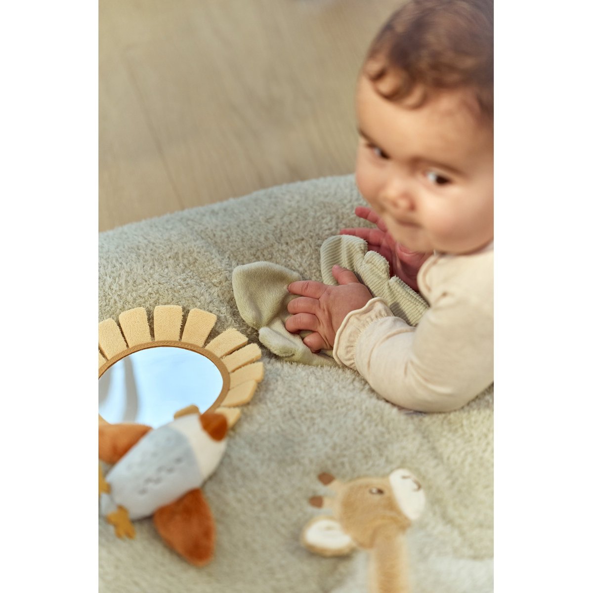 Tapis de parc jaune, vert, LITTLE DUTCH