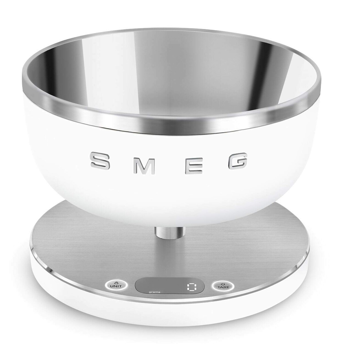 Retro Digital Kitchen Scale - KSC01 white, SMEG