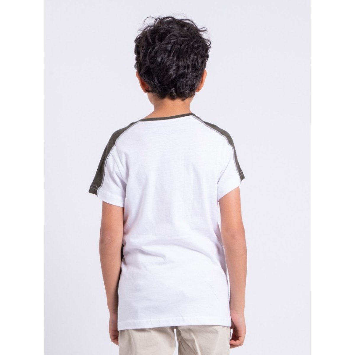 T-shirt Manches Courtes Pur Coton Nabalia-j kaki, RITCHIE