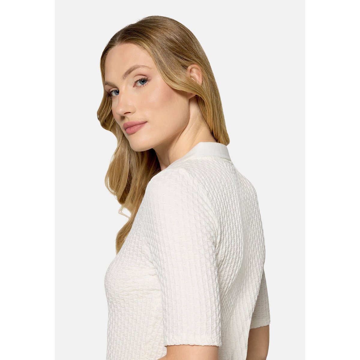 T-shirt basique à boutons blanc, BETTY BARCLAY