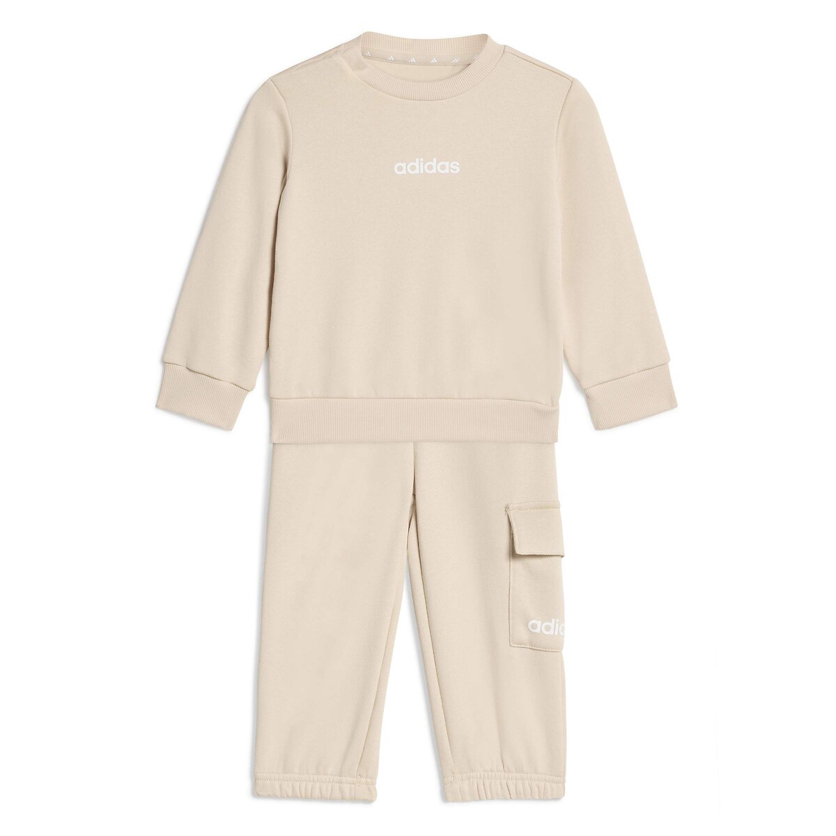 Ensemble en molleton, ESSENTIALS LINEAR beige, ADIDAS SPORTSWEAR