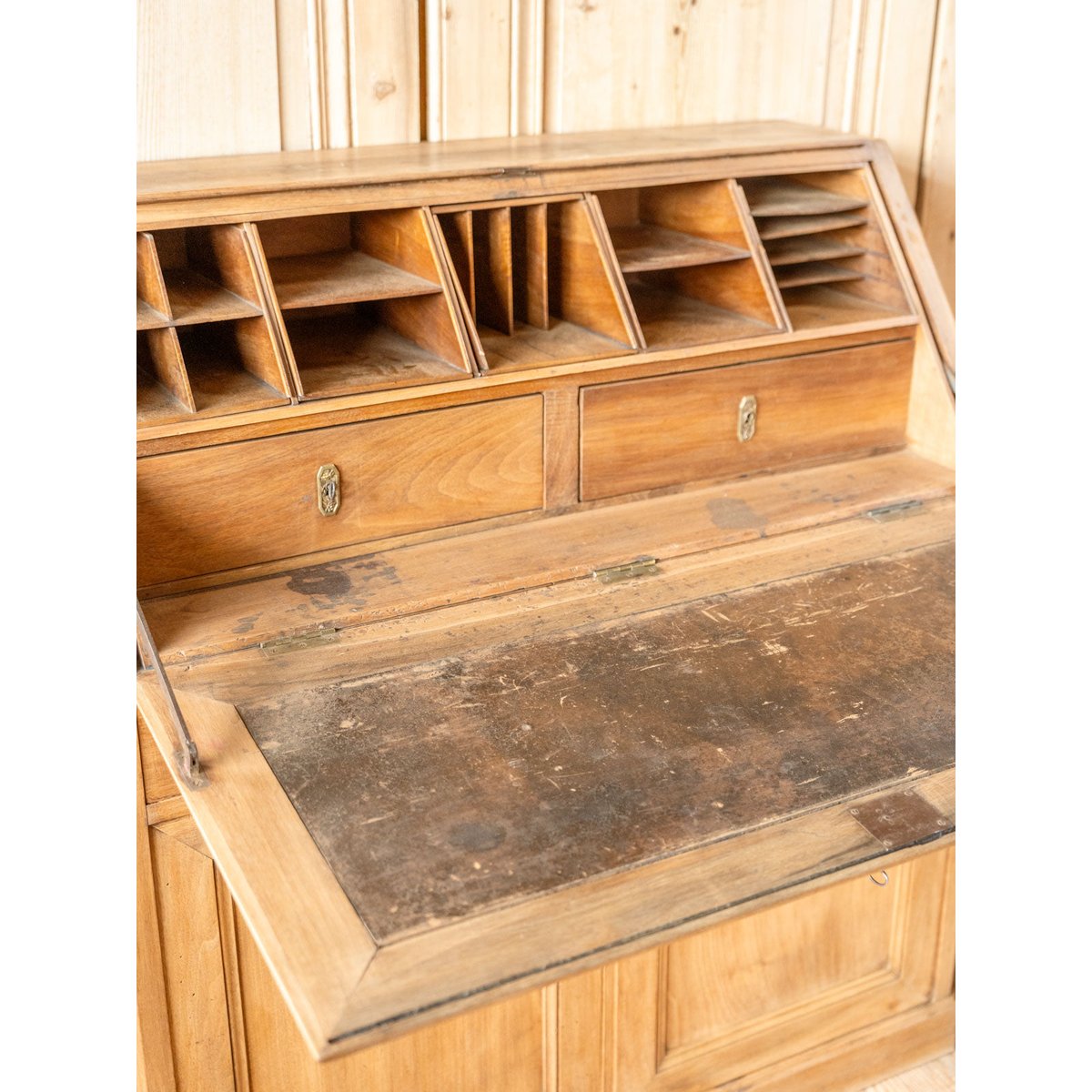 Secrétaire vintage en bois Edouard N°1041 - Bon état bois foncé, DEBONGOUT