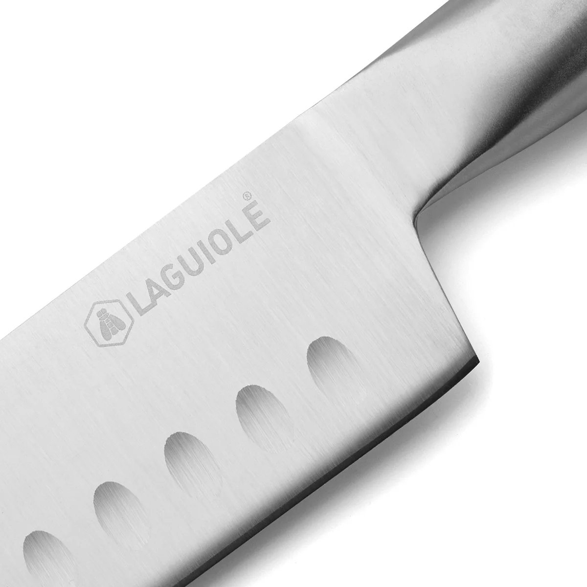 Planche acacia et couteau Santoku - Reflet bois / argent, LAGUIOLE CUISSON