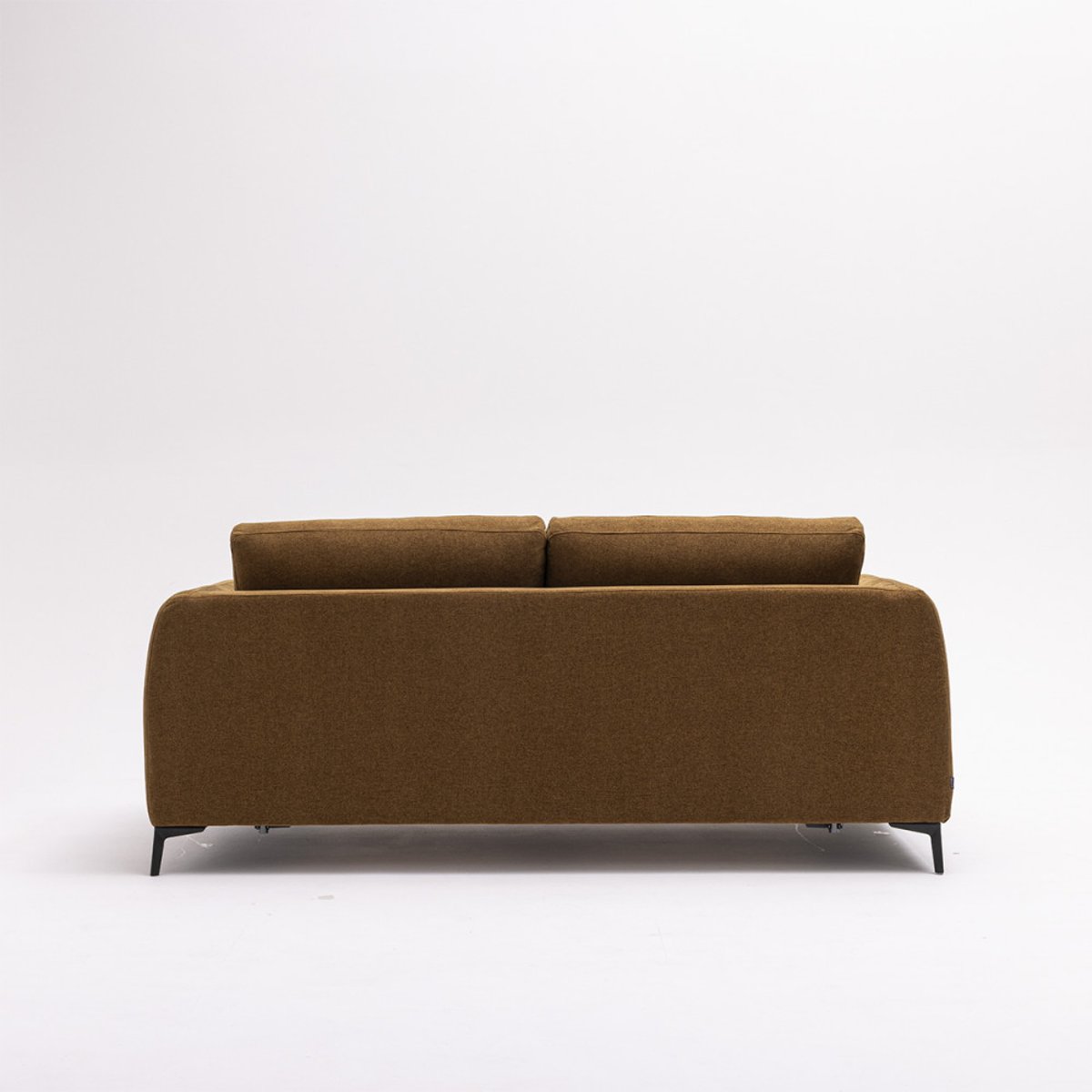Canapé convertible express 3 places en tissu- KINNA bronze, DRAWER