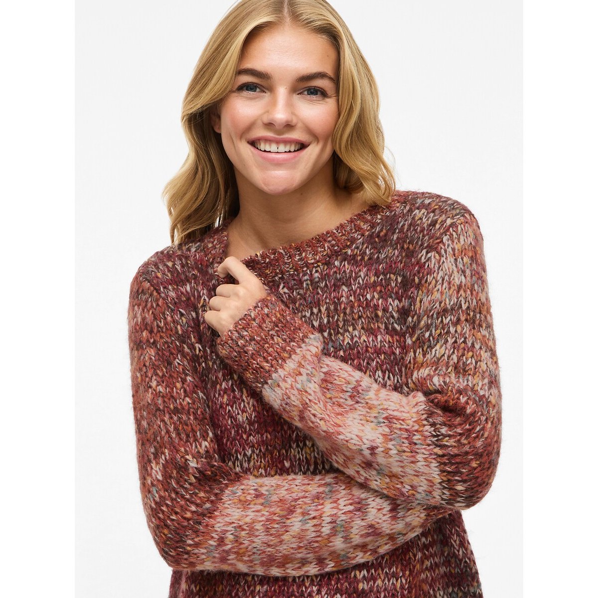 Multicolour Chunky Knit Jumper multi-coloured, VILA