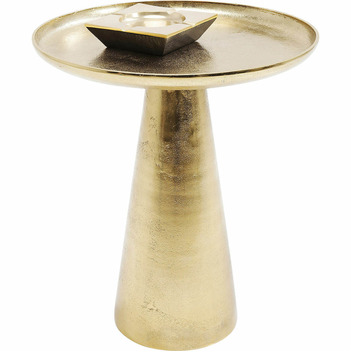 Table d appoint Plateau Uno laiton Ø45cm doré, KARE DESIGN