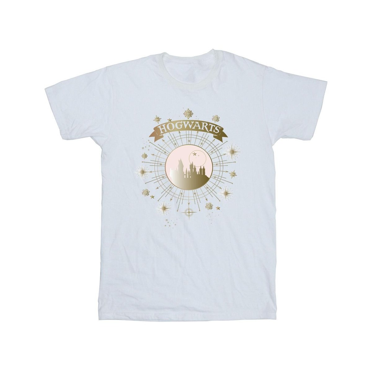 T-shirt HOGWARTS blanc, HARRY POTTER