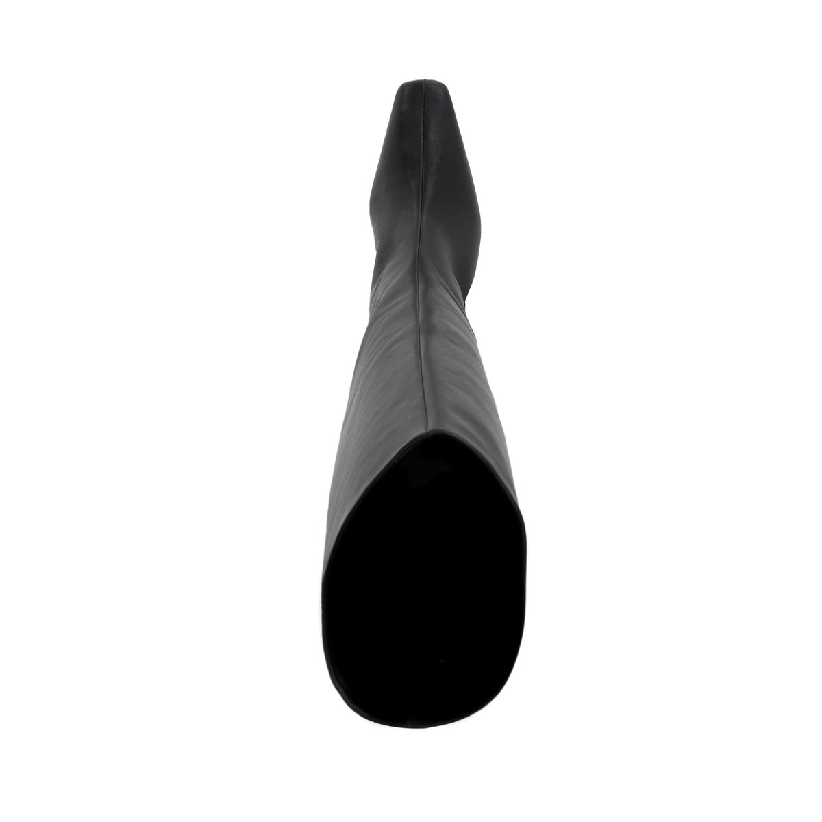 Bottes hauteur genou en cuir - SELINNI black-leather, DUNE LONDON