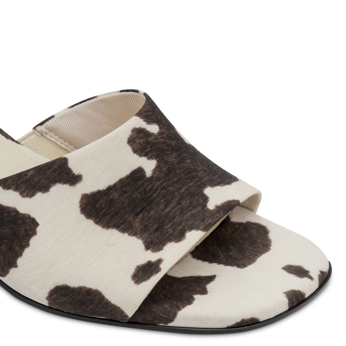 Mule talon bloc blanc nappa, TAMARIS