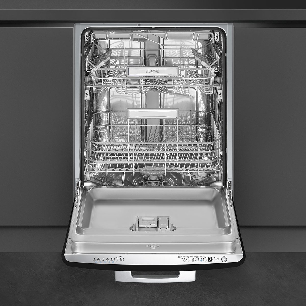 Lave vaisselle encastrable STFAB3 noir brillant, SMEG